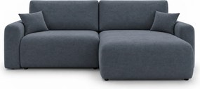 Rozkładana dwustronna sofa narożna w kształcie L NORDEN PAROS 250x140 cm, ciemnoszara