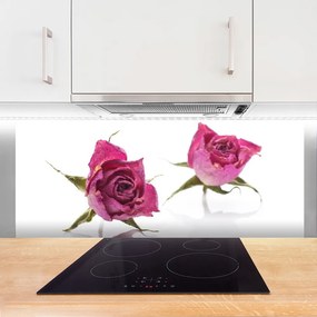 Panel Szklany Romantyczny Bukiet Róż