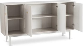 Komoda do Salonu MARLEN 155 cm Kaszmir Czterodrzwiowa Nowoczesna