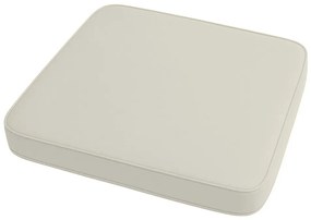 Poduszka na krzesło ogrodowe VIREON 44x45 cm, kolor kości słoniowej