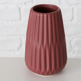 Wazon porcelanowy, tloczony, ESKO, 17 cm