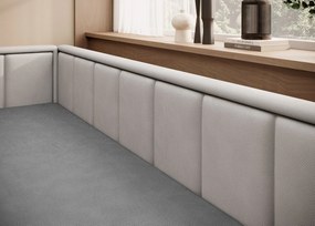 Sofa rozkładana z funkcją spania FULGEO jasna szara/szara lewa ELTAP