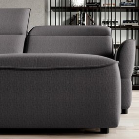 Narożnik MURILLO XL z elektryczną regulacją siedziska Prawostronny w tkaninie VOUGE 16 WERSAL