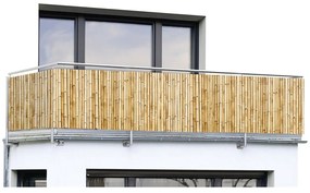 Jasnobrązowa plastikowa osłona balkonowa 500x85 cm – Maximex