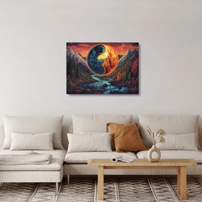 Obraz na szkle - Żywioły (70x50 cm)