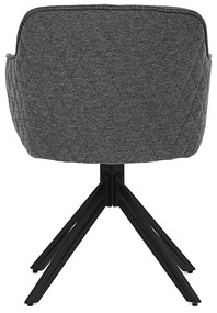 Zestaw krzeseł obiadowych z mechanizmem powrotnymHC-533 GREY2, 2 szt.