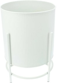 Zestaw stojaków metalowych na kwiaty Celano biały, 2 szt.