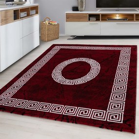 Dywan nowoczesny Plus ornament czerwony 160 cm x 230 cm