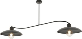 Czarna metalowa lampa sufitowa - 3X D136 H5-D08