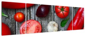 Obraz warzyw (170x50 cm)