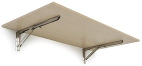 Stół składany na ścianie, 120x60 cm, nośność 30 kg, brzoza