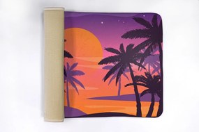 Dywanik łazienkowy antypoślizgowy Dywanik łazienkowy antypoślizgowy Tropikalna plaża