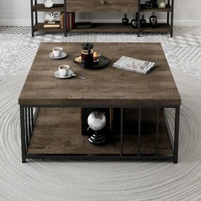 Stolik konferencyjny Zenn Walnut and Black