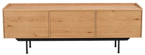 Naturalna szafka pod TV w dekorze dębu 160x56 cm Brewerton – Rowico