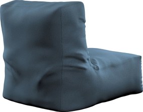Puf-fotel kolor niebieski tkanina strukturalna