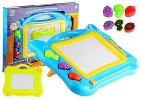 Duży znikopis tablica magnetyczna stempelki 2w1