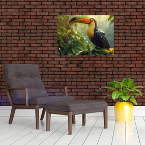 Obraz na szkle - Tukan (70x50 cm)