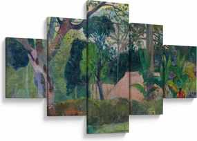 Obraz - Paul Gauguin, Te raau rahi (The Big Tree), reprodukcje (125x70 cm)