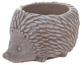 Betonowa osłonka na doniczkę Jeż, 17 x 9 x 12,5 cm