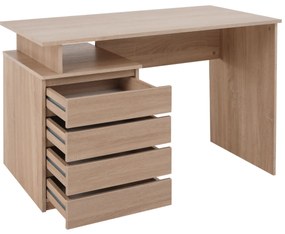 Biurko HANY NEW, dąb sonoma