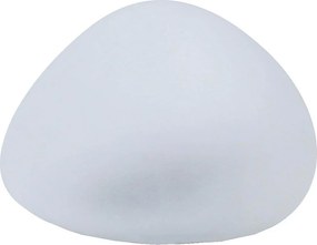 Solarna lampa LED kamień SOLENZARA D16cm, zimna biała światło, autonomia 6h, IP44, nowoczesny i wytrzymały design