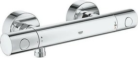 Termostatyczna bateria prysznicowa GROHE Precision Get TurboStat SafeStop EcoJoy Starlight MetalGrip - Jasnoszary