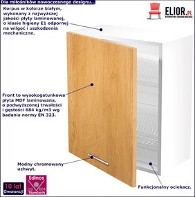 Szafka z ociekaczem dąb miodowy - Vokres 27X