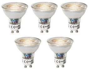 Zestaw 5 GU10 dimbare LED lamp 3W 200 lm 3000K