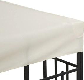 Outsunny Zapasowy Dach do Pawilonu Ogrodowego - Poliester, Kremowy Kolor, 3x3m - Ochrona przed Słońcem