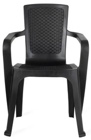 Fotel rattanowy Night 52 x 56 x 84 cm