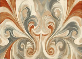 Obraz na szkle - Wiry w ziemistych barwach (70x50 cm)