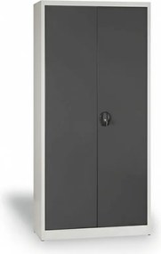 Szafa biurowa – zdemontowana, 1950 x 950 x 800 mm, szara/ciemnoszara