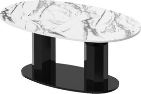 Rozkładany i podnoszony ławostół Barletta marmur wysoki połysk