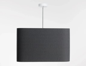 Lampa wisząca KWADRO LEN 006-40w30 grafitowa/szara BPS KONCEPT
