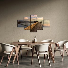 Obraz - Na brzegu jeziora Obersee (125x70 cm)
