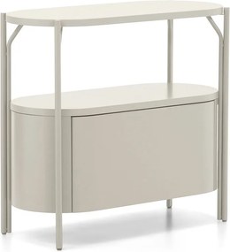 Biała szafka pod umywalkę 90x81 cm Arely – Kave Home