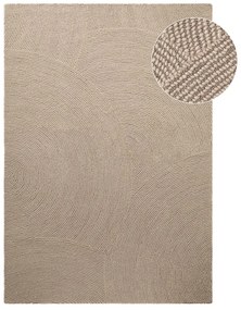 Beżowy wełniany dywan tkany ręcznie 80x150 cm Eleni Light Beige – Hanse Home