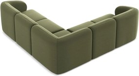 Zielony aksamitny narożnik Lani – Makamii