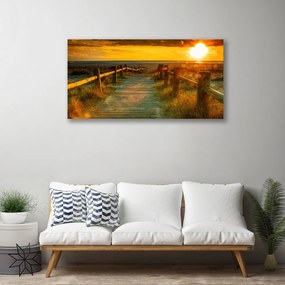 Fotoobraz na płótnie Sylwetka Miasta o Zmierzchu