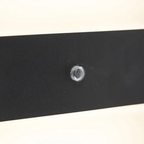 Zewnetrzna Lampa ścienna zewnętrzna czarna IP44 w tym LED z czujnikiem zmierzchu - Dualy Nowoczesny Oswietlenie zewnetrzne