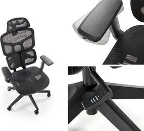 Fotel biurowy z regulacjami Astral Halmar, zgodny z normą BHP