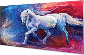 Szklany Panel Sylwetka Konia