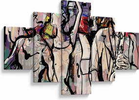 Obraz - Jazzowa noc (125x70 cm)