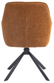 Pomarańczowe krzesła zestaw 2 szt. Avola – Unique Furniture