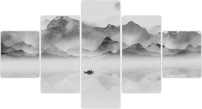 Obraz - Japońskie jezioro (125x70 cm)