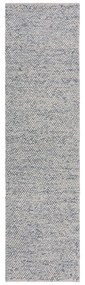 Jasnoniebieski chodnik z mieszanki wełny tkany ręcznie 60x230 cm Minerals – Flair Rugs