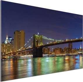 Panel do kuchni Manhattan nocą