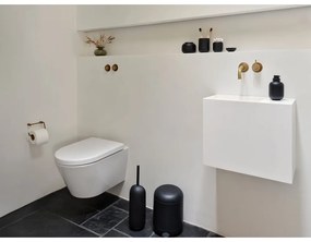 Czarna betonowa szczotka do WC Sensu – Zone