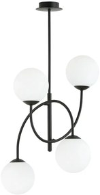 Lampa sufitowa w stylu loft z mlecznymi kloszami D116 S5-D91