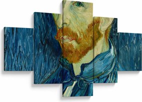 Obraz - Vincent van Gogh, Self-Portrait, reprodukcje (125x70 cm)